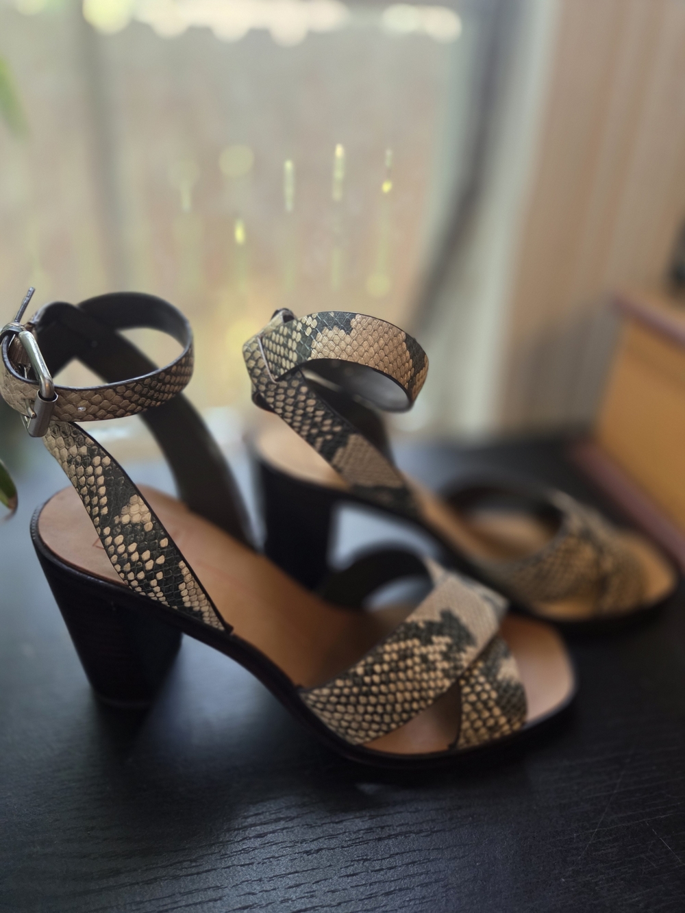 Dolce Vita Snake Print Heel